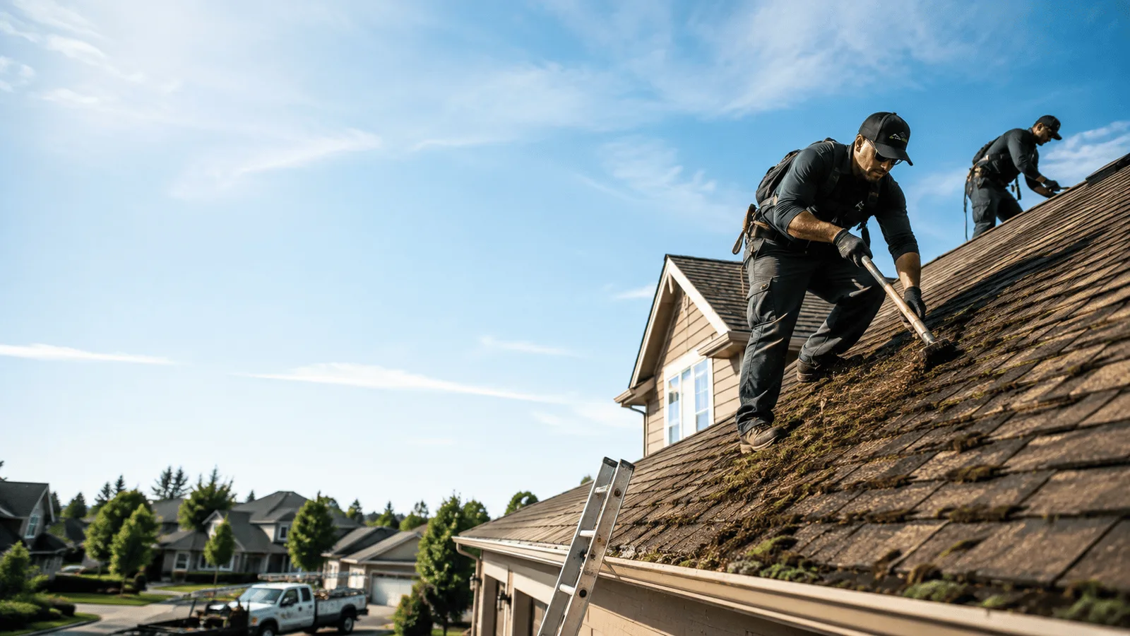 Roof Moss Removal in Lapaz, IN near me